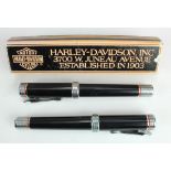 Harley-Davidson fountain pen, with box along with an unboxed example