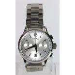 Gents stainless steel cased Eberhard & Co. "Extra-Fort" Chronograph automatic wristwatch. Ref 31950.