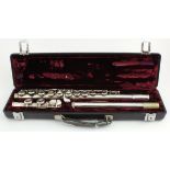 Buffet Crampon flute, cooper scale (E) , contained in original fitted case