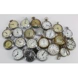 Gents pocket watches (over 20) all non silver, AF