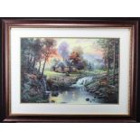 After Thomas Kinkade (American 1958-2012) Signed limited edition (no.316/490) lithographic print