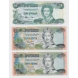 Bahamas (3), a group of REPLACEMENT notes 'Z' prefix, 50 Cents (2) dated 2001, a consecutively LOW