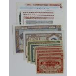 Algeria (16), comprising 100 Francs dated 1940, 50 Centimes (5) dated 1949, 5 Francs dated 1942,