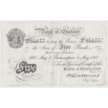 Catterns 5 Pounds dated 5th May 1931, very scarce BIRMINGHAM branch note, serial 478/U 65177 (B228a,