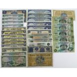 Scotland (31), a range of 1 Pound notes comprising Bank of Scotland (7) dated 1945, 1964, 1972,