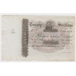 Scotland Lost Banks/Private Issues, Stornaway 1 Pound or 20 shillings part issued dated 1st February