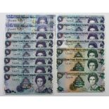 Cayman Islands (15), an uncirculated group comprising 5 Dollars dated 1996 (TBB B117a, Pick17), 5