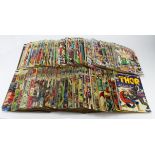 Thor. A collection of approximately 154 Mighty Thor comics between nos. 118-270, published Marvel,