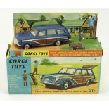 Corgi Toys, no. 440 'Ford Consul Cortina Super Estate Car', with two figures & golf trolley, with