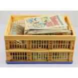 Comics - crate full including Victor, Beano, Eagle. (100's) Buyer collects