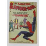 Amazing Spider Man comic, no. 10, published Marvel, 1963, pence copy