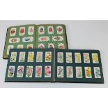 Original old time albums of loose cigarette cards, Football / Scouting noted. Includes Ogdens, early
