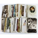 Glamour postcards - nice selection of artist/RPs (approx 70)
