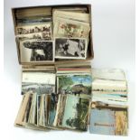 Box of mixed general postcards - needs viewing/sorting (approx 3000+)