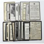 German collection of WW1 and WW2 death cards.