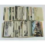 Assortment of postcards, unused and used selection, incl. British West Indies, Egypt, France, Japan,