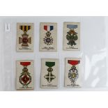 Silks, Murray - Orders of Chivalry, 6 different cards in a page all complete with backs (seldom