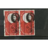 GB - 1961 Post Office Savings Bank 2½d imperforate horizontal unmounted mint pair with spectacular