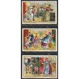 Liebig, S400 The Telephone (French issue) complete set in a page, fronts VG backs have adhesion