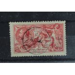 GB - GV 1913 Waterlow 5s Seahorse SG401 with good cds pmk. Cat £325