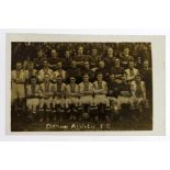 Football Team postcard - early RP of Oldham Athletic F.C.