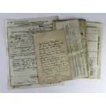 Original documents relating to CH.2988 Sgt J Thompson RMLI. Born Old Ford, London. (qty)