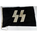 German 1942 dated SS flag approx. size 3x5 feet.