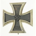 German 3rd Reich Iron Cross 1st Class E.K 1. 3 part construction with Iron Core. Marked L/15 for the