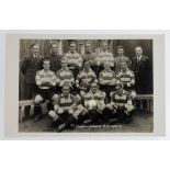 Football Team postcard - Clapton Orient F.C. 1932-3, RP by R.Mason of Clapton