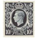 GB - GVI 1939 10/- Dark Blue, unmounted mint, SG478. Key stamp, cat £260
