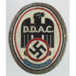 German D.D.A.C rally badge.