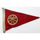 German Car pennant, stained