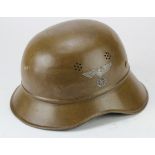 German 3rd Reich S.A Luftshulz Helmet Dated 1940.