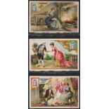 Liebig, S211 Cinderella (English issue) complete set in a page, VG, cat value £170