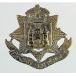 Badge East Surreys 2nd V.B cap badge