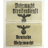German Army Wehrmacht 2x armbands