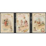 Liebig, S441 Children in Circus Scenes complete set in a page, VG, cat value £165