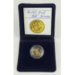 Half Sovereign 1982 Proof FDC cased as issued