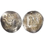 Ancient Greek: Danubian Celts silver tetradrachm, imitating Thasos, 15.44g, see Sear Vol. I, p.28,