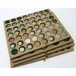 GB & World Coins (177) a collection in a 4-tray box file, 17th-20thC including silver, needs