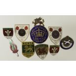 British Empire & Commonwealth Games badges (9) various types and dates