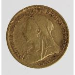 Half Sovereign 1899 Fine.