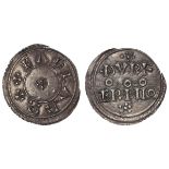 Anglo-Saxon silver penny of Eadgar 959-975, pre-reform annulets type before 973, S.1131, 1.24g,