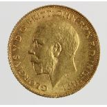 Half Sovereign 1925SA, Pretoria Mint, South Africa, S.4010, GVF, tiny edge nicks.
