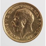 Half Sovereign 1915S, Sydney Mint, Australia, S.4009, cleaned nEF