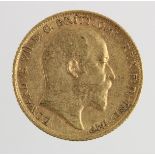 Half Sovereign 1906S, Sydney Mint, Australia, S.3977B, VF