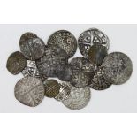 Edward I / Plantagenet silver pennies (10) and farthings (mostly?) (6), various, poor to VF