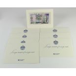 Scotland, Royal Bank 20 Pounds (8) dated 4th August 2000, Commemorative 100th Birthday of Queen