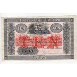 Northern Ireland, Ulster Bank Limited 10 Pounds dated 1st October 1942, serial no. 101634 (PMI UB58,