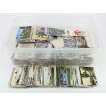 Original general mixture, vintage & modern, housed in large plastic crate. (approx 1620 cards)